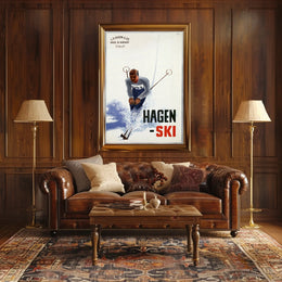 Hagen Ski Made In Norway Poster
