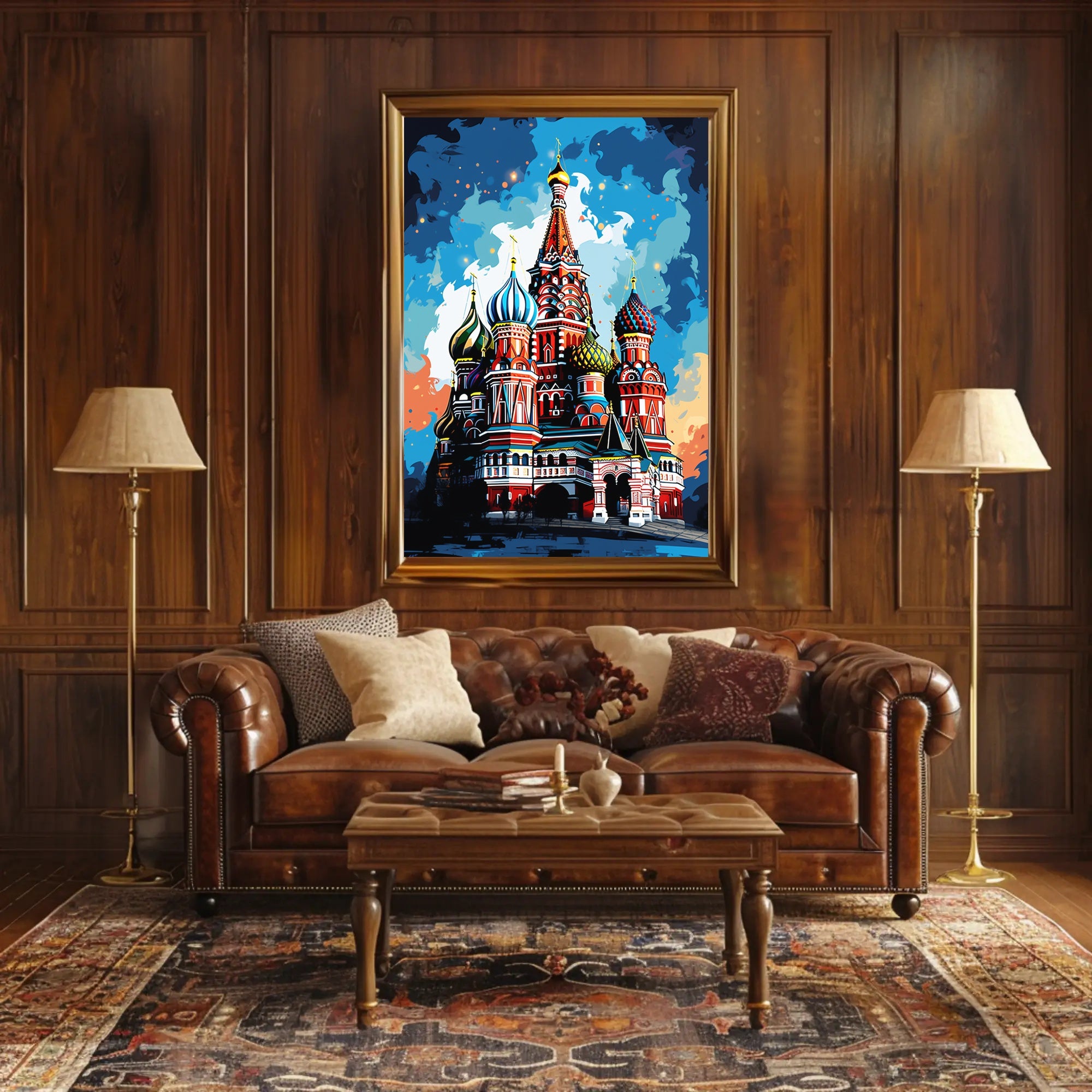 St. Basil's Cathedral Vibrant Cultural Heritage Poster