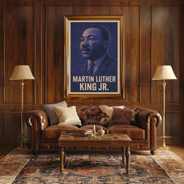 Martin Luther King Jr. A Visionary Poster