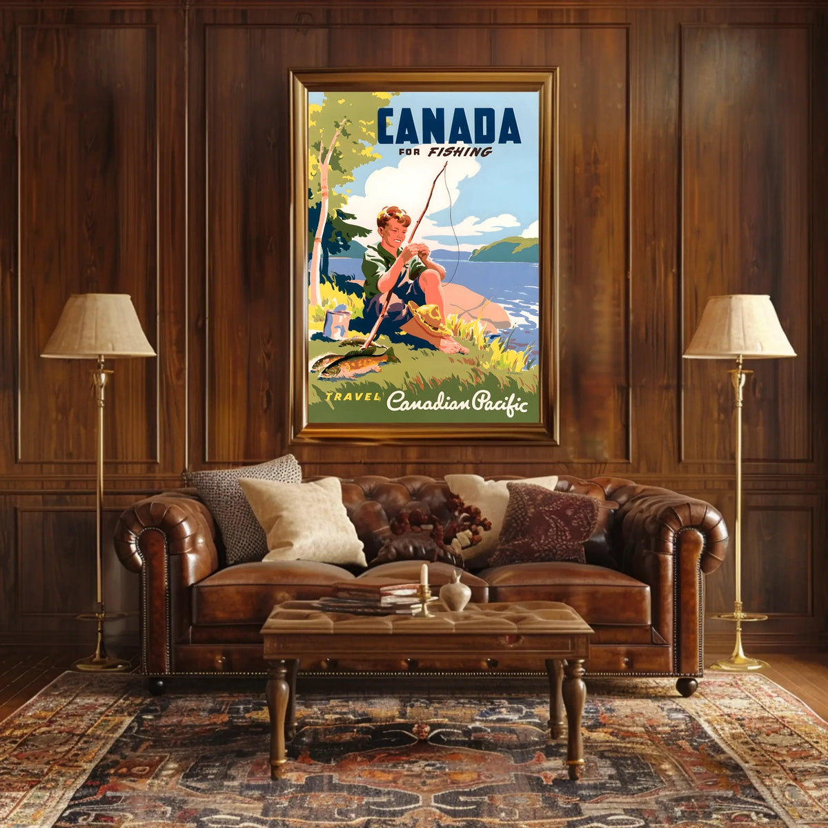 Canada For Fishing Poster
