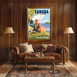 Canada For Fishing Poster