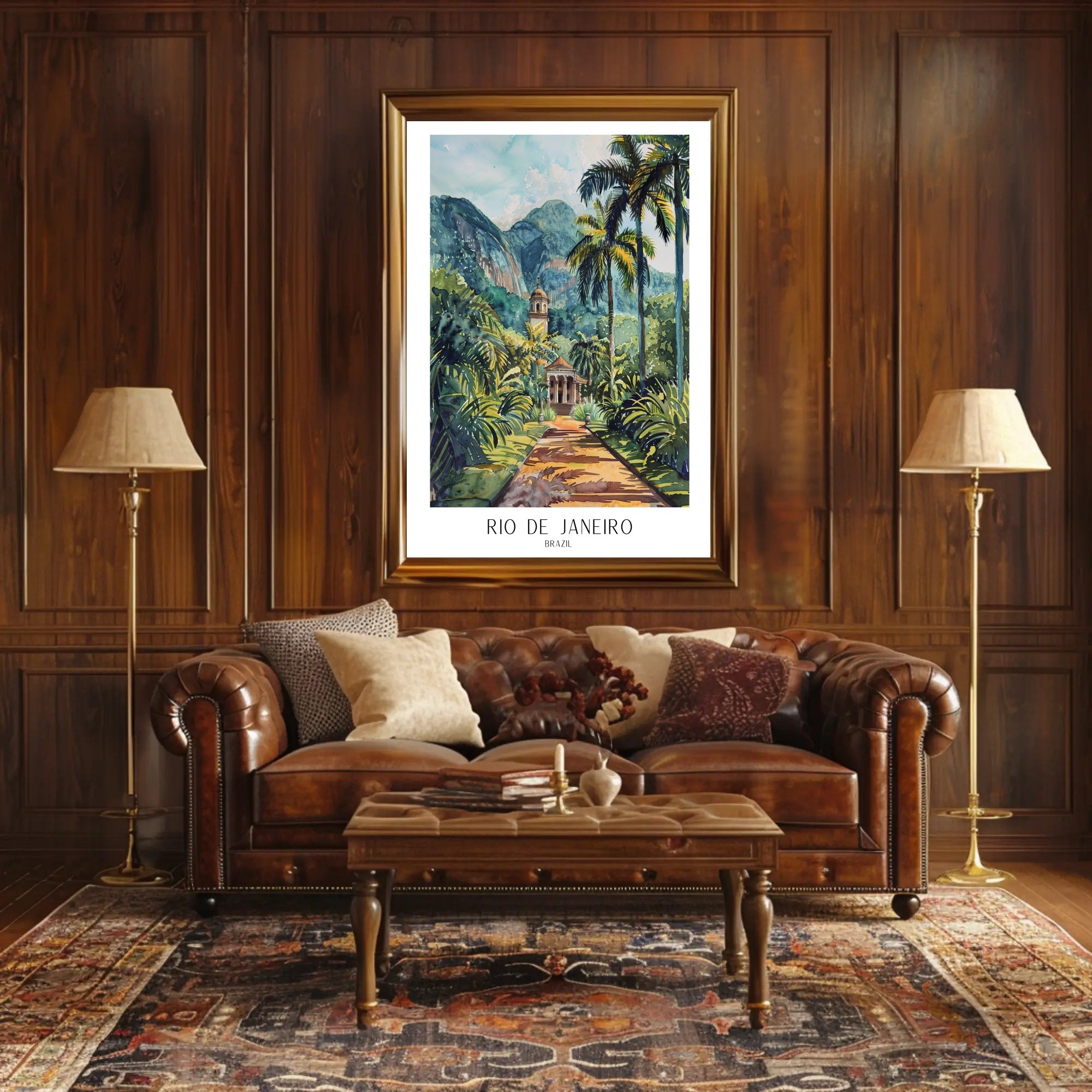 Tropical Pathway in Rio de Janeiro Poster PosterGoat