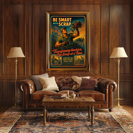 Be Smart With Scrap Poster