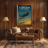 Vought F4U Corsair: WWII Legend Poster