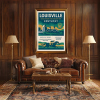 Discover Louisville, Kentucky Poster