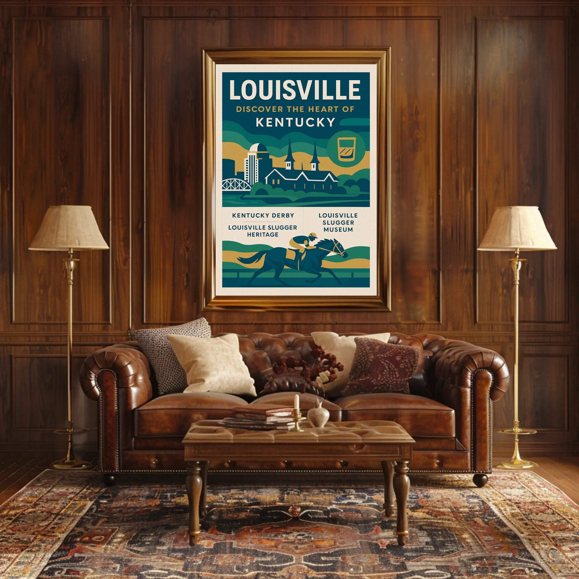 Discover Louisville, Kentucky Poster