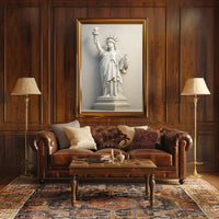 Statue of Liberty Marble Art Historical or Presidential Poster