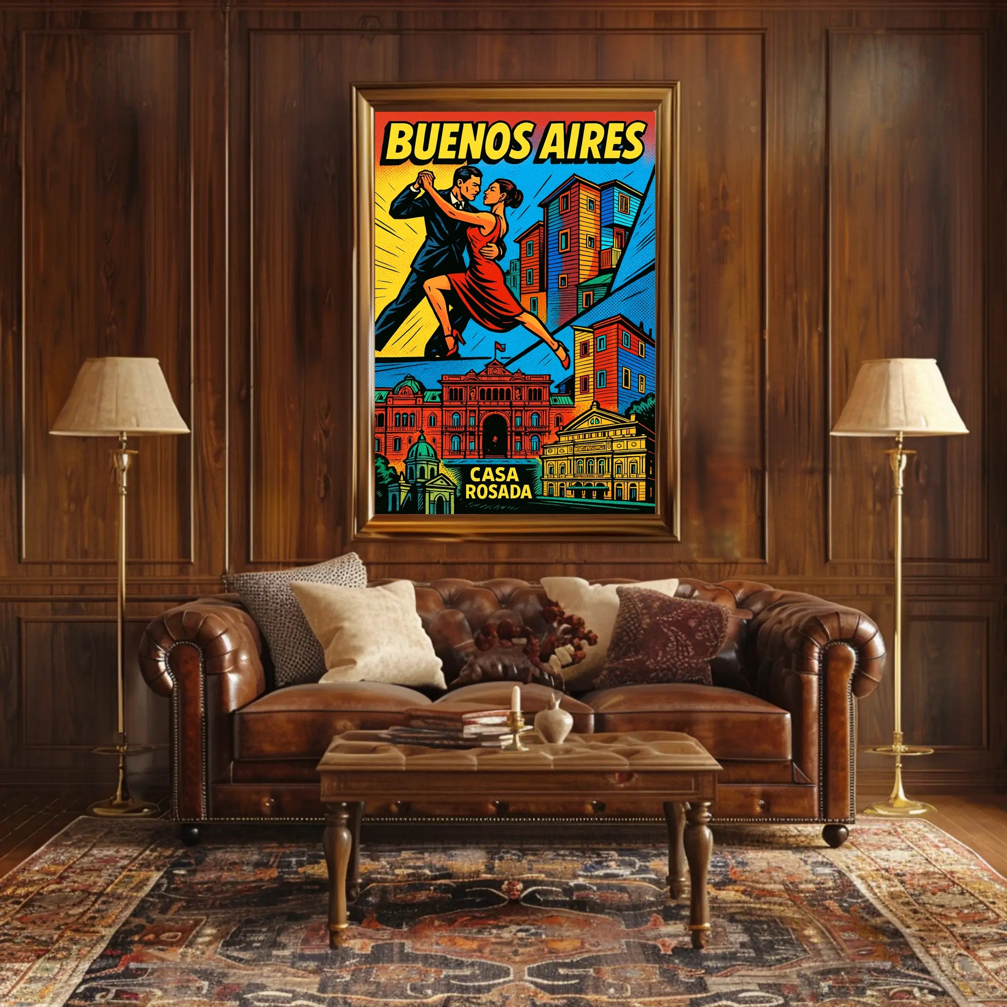 Buenos Aires A Vibrant Cityscape Poster