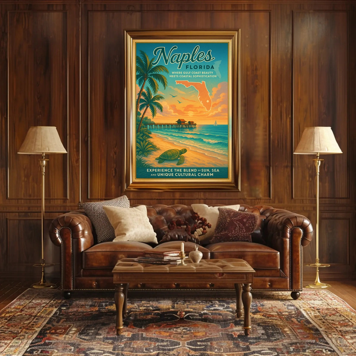 Discover Naples, Florida Poster