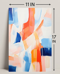 Abstract Color Symphony Abstract Poster