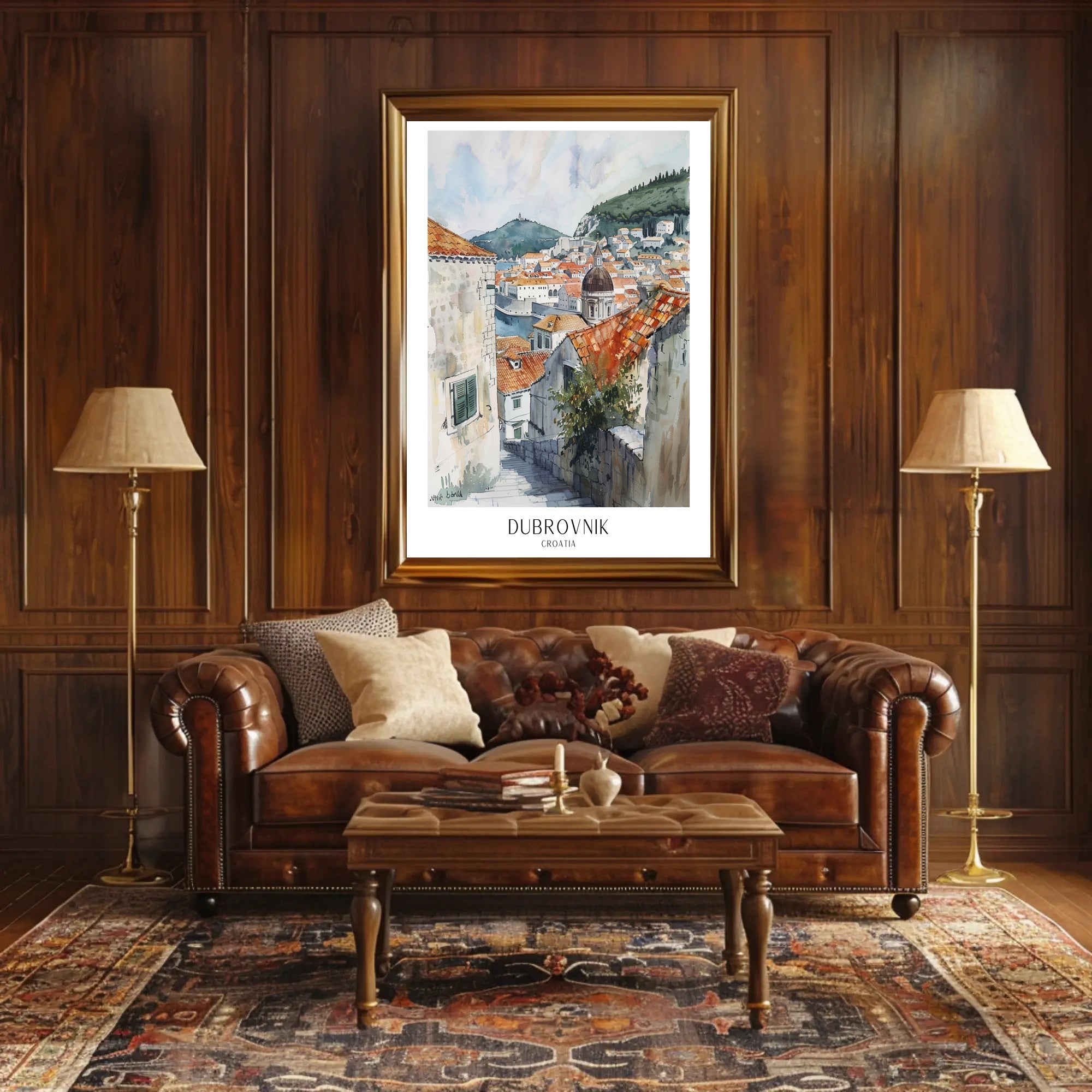Scenic Dubrovnik Poster PosterGoat