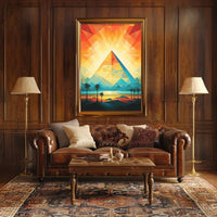Egyptian Pyramid Mystique Cultural or Heritage Poster