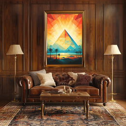 Egyptian Pyramid Mystique Cultural or Heritage Poster