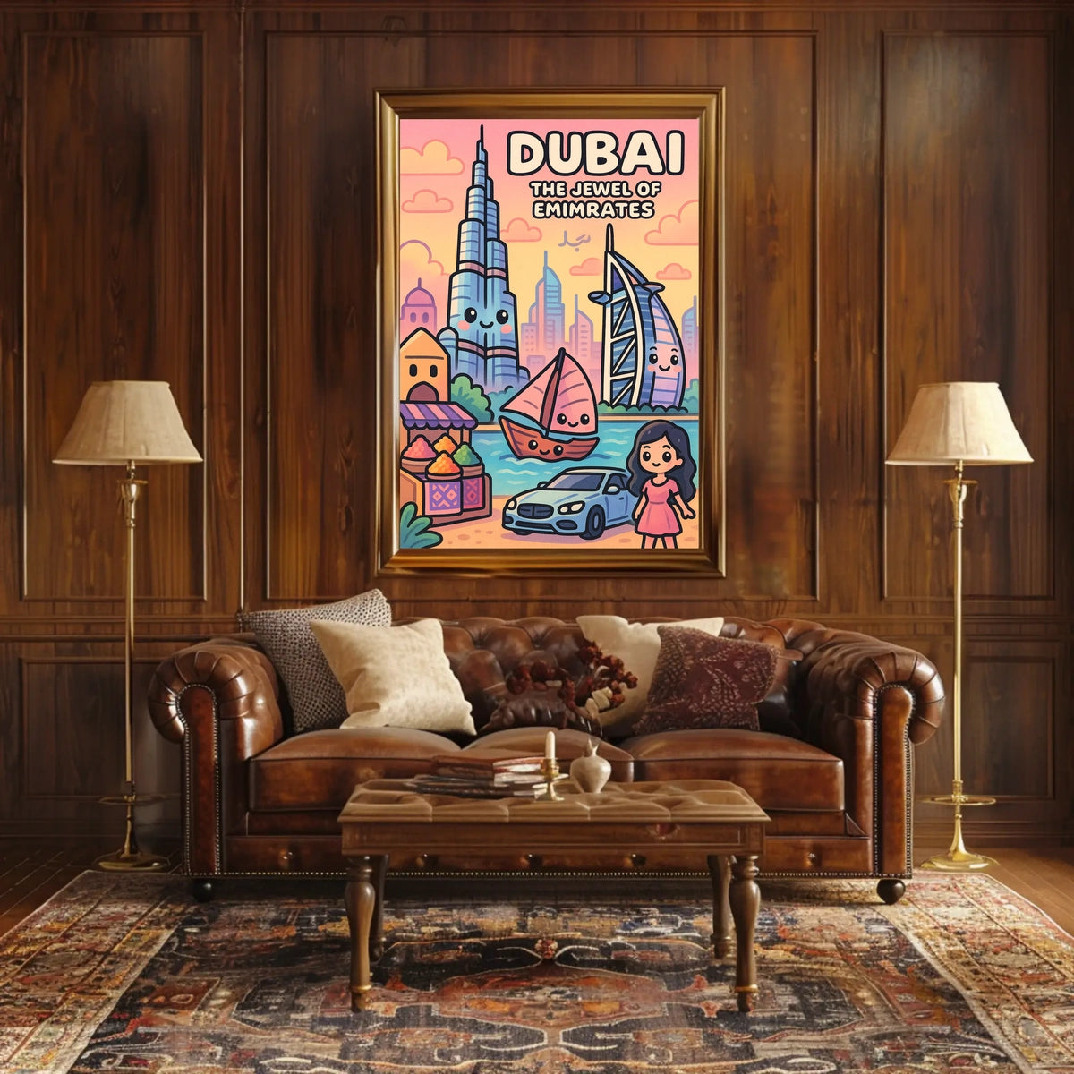 Dubai The Jewel of Emirates Poster