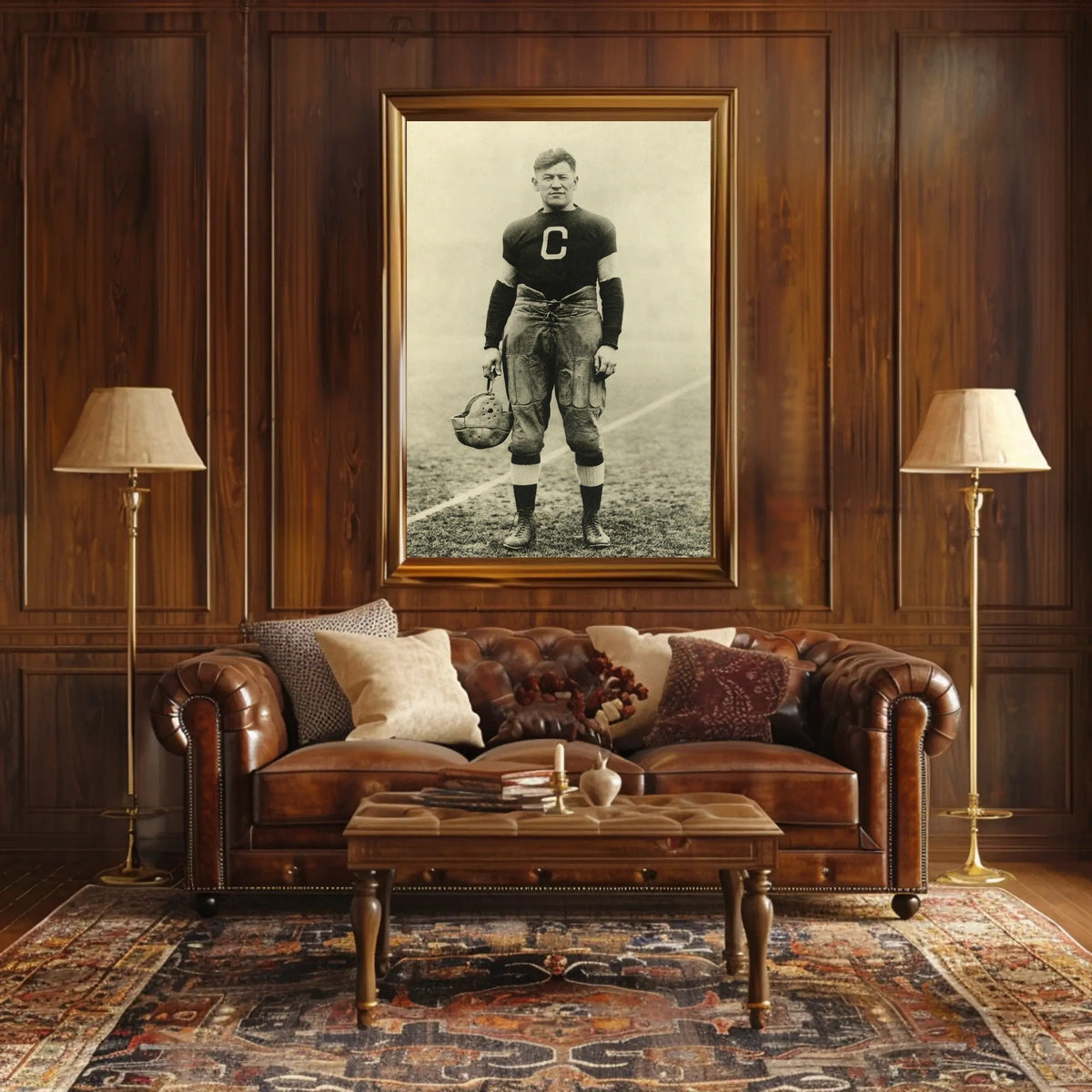 Vintage Football Legend Poster