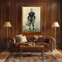 Vintage Football Legend Poster