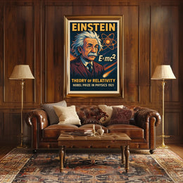 Albert Einstein Nobel Prize In Physics Poster