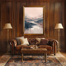 Serene Mountain Landscape Poster