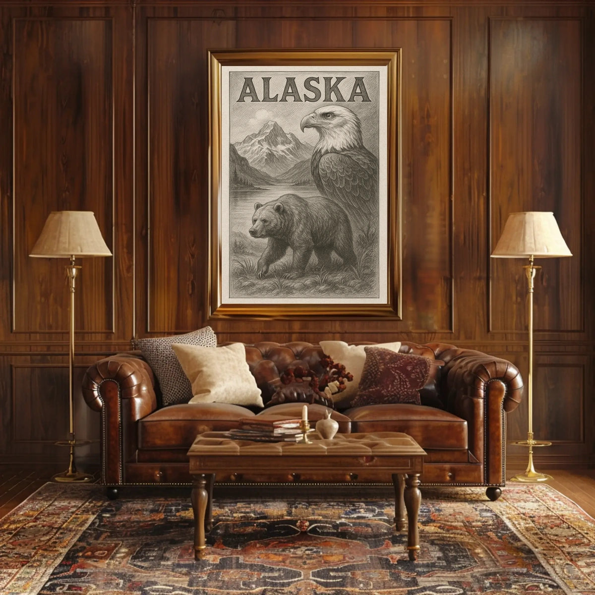 Alaska Wildlife Poster