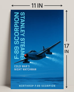 Northrop F-89 Scorpion Cold War's Night Watchman Poster PosterGoat