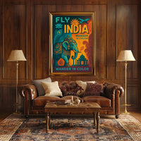 Wander In Color Fly India Poster
