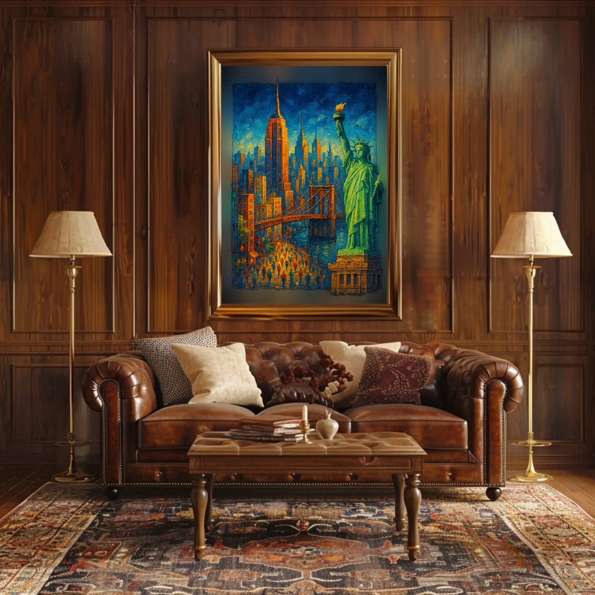 City of Dreams New York Skyline Art Poster