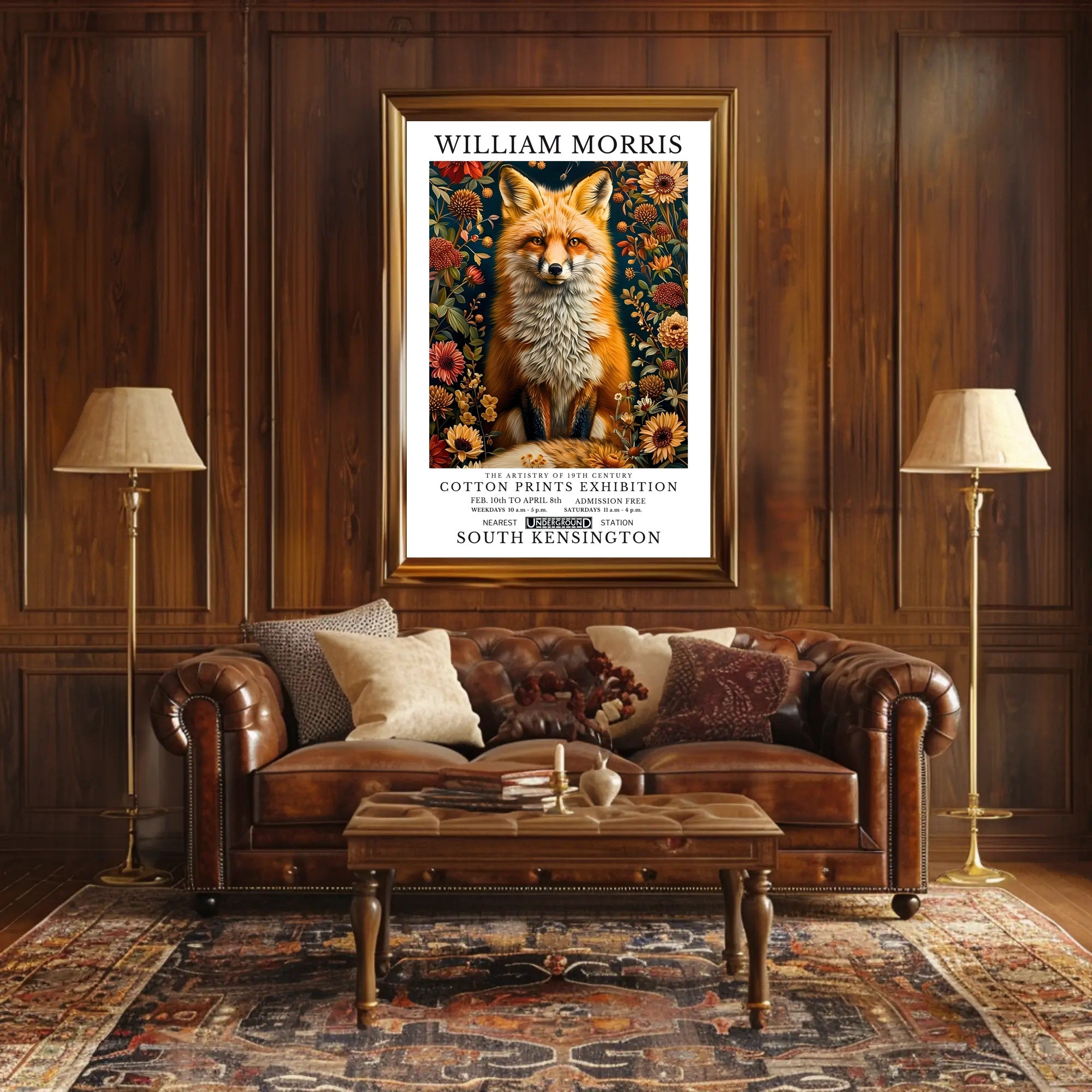 William Morris Vintage Elegance Cultural or Heritage Poster