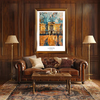 Buckingham Palace Vibrant Artistic Cityscape Poster PosterGoat