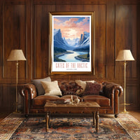Gates of the Arctic Scenic Travel Poster Print