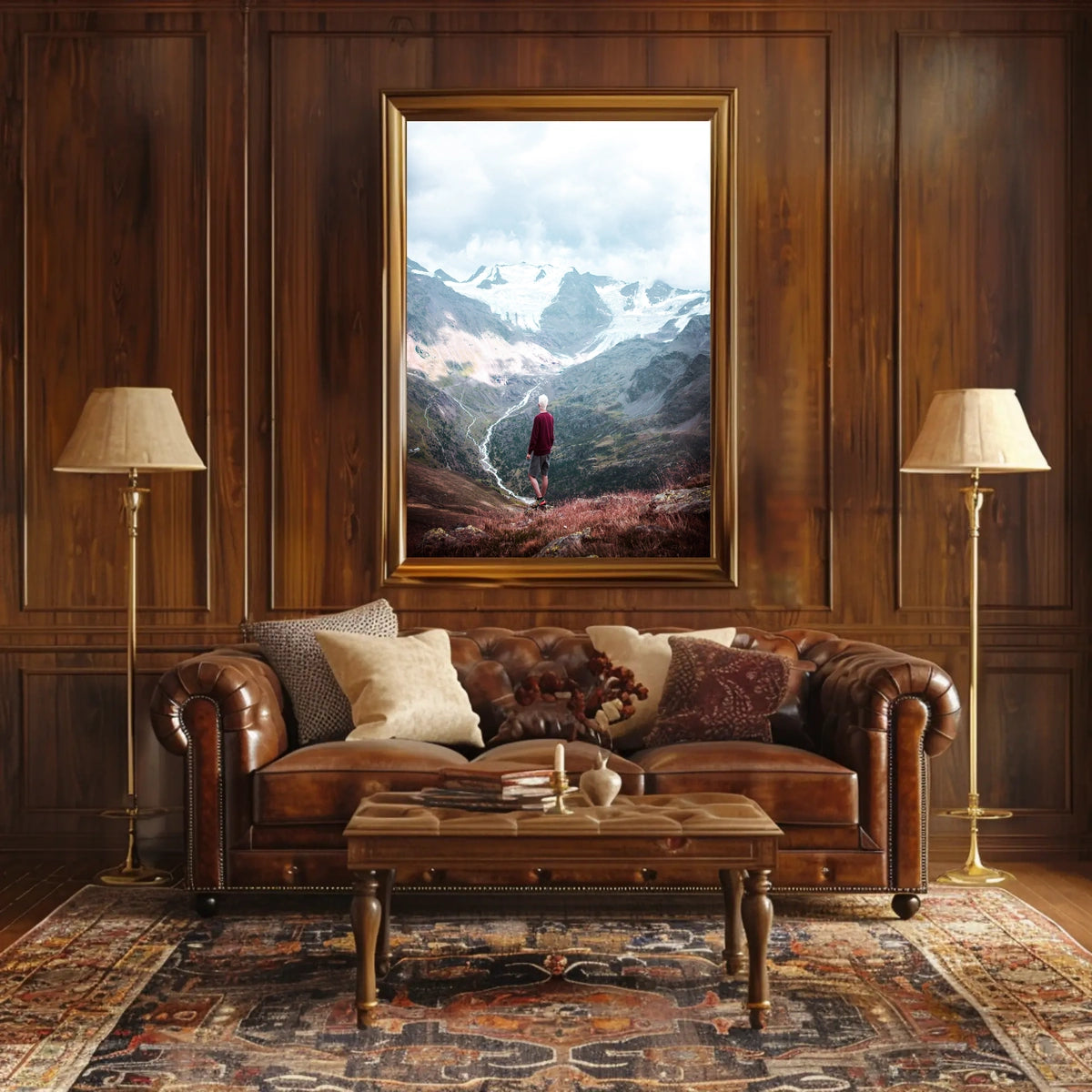 Majestic Mountain View Poster