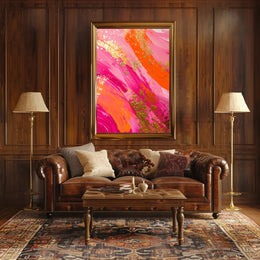 Vibrant Swirl Abstract Art Poster for Contemporary Spaces PosterGoat