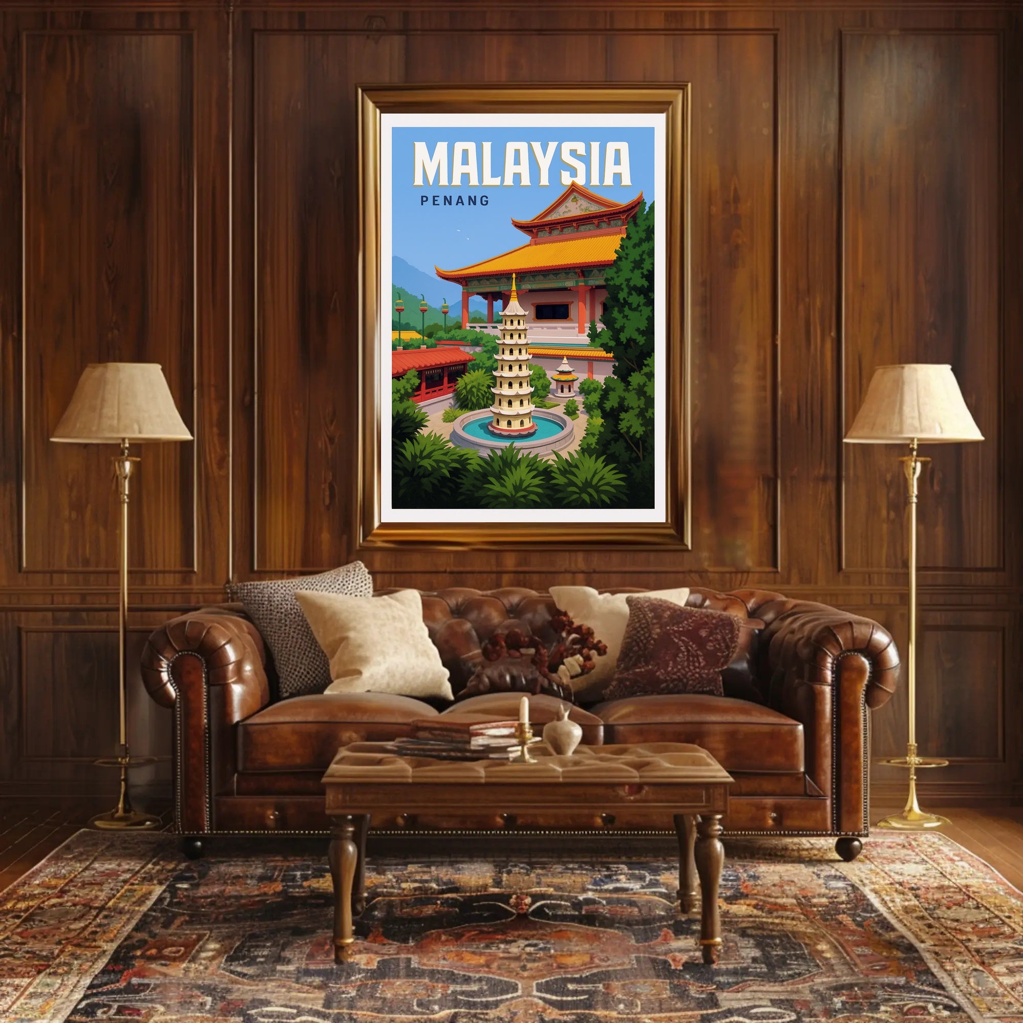 Malaysia - Penang Poster PosterGoat