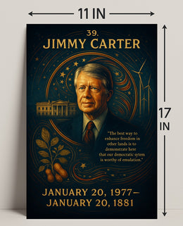 Jimmy Carter Civic Impact Gallery Print Poster PosterGoat