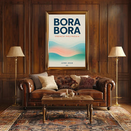 Bora Bora Travel Poster PosterGoat