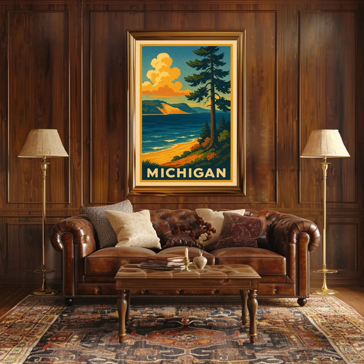 Michigan Scenic Landscape Poster