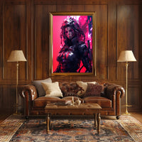 Cybernetic Warrior Poster PosterGoat