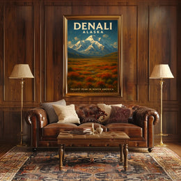 Denali Tallest Peak In North America Poster
