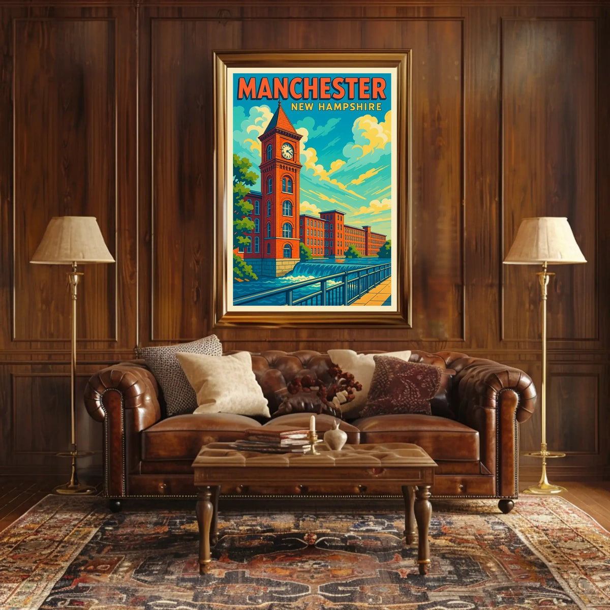 Manchester, New Hampshire Poster