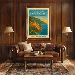 Discover Positano's Timeless Beauty Travel Poster