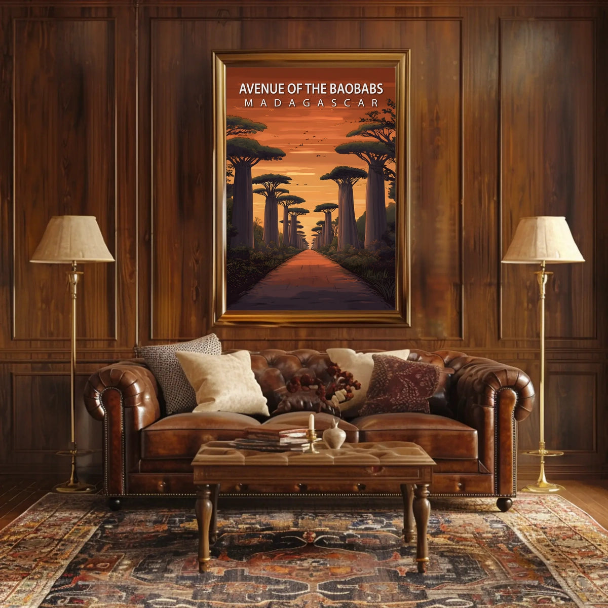Avenue of the Baobabs Madagascar Poster