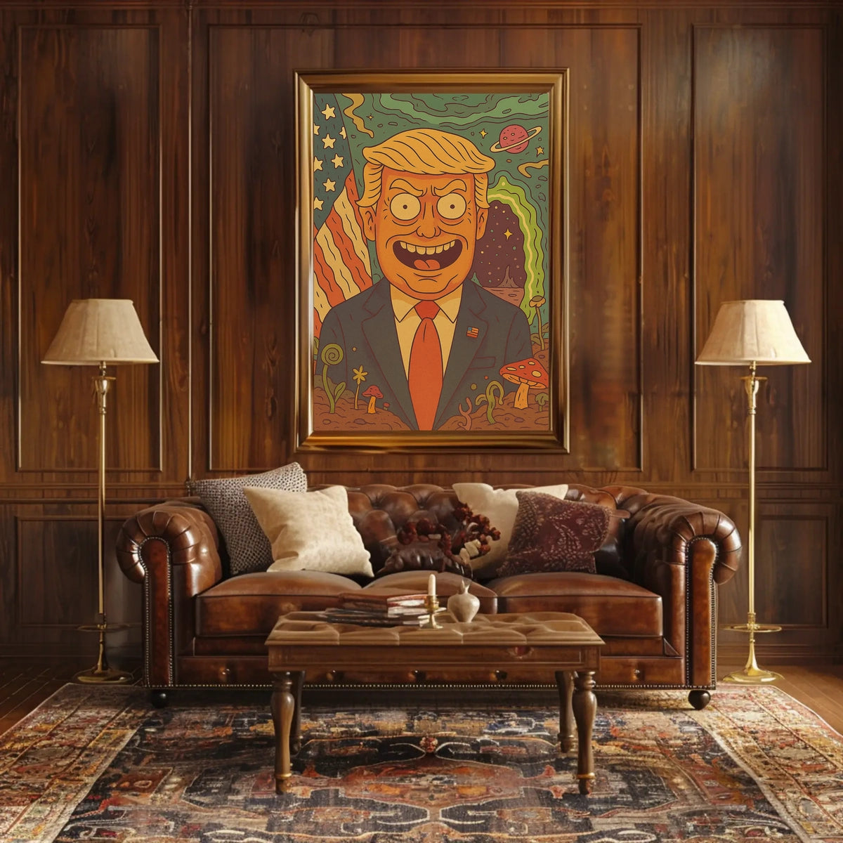 Cosmic Portrait President Trump Poster
