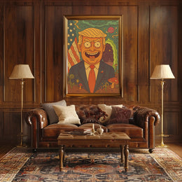 Cosmic Portrait President Trump Poster