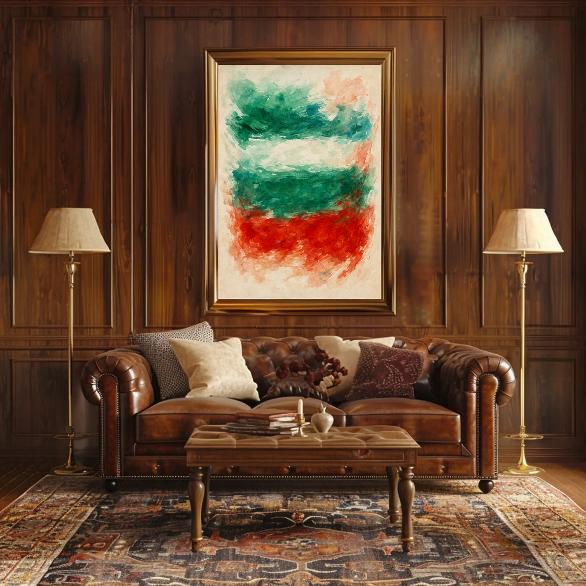 Abstract Watercolor Expression Abstract Poster