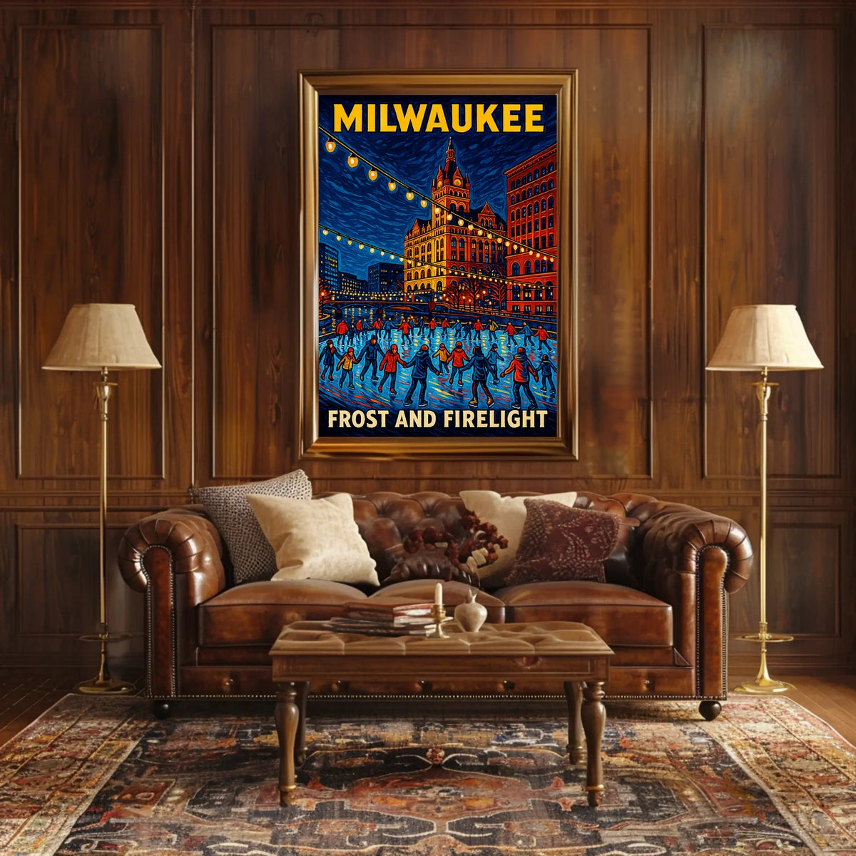 Milwaukee Frost And Firelight Poster