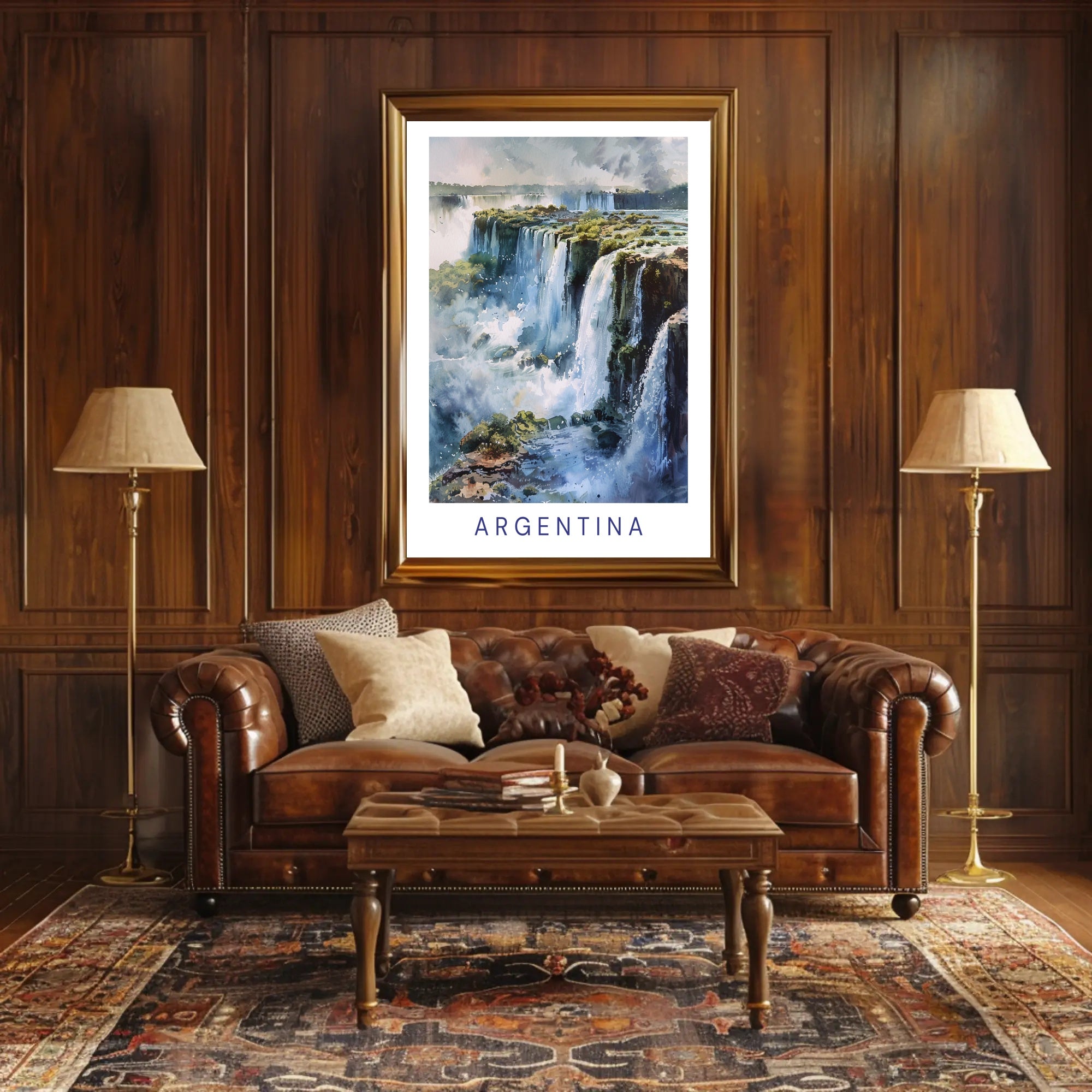 Majestic Argentina Poster PosterGoat
