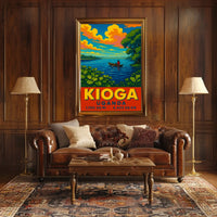 Lake Kioga, Uganda Poster