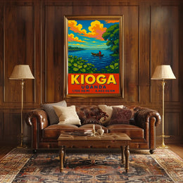 Lake Kioga, Uganda Poster
