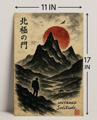Untamed Solitude: Adventure Art Print Cultural or Heritage Poster
