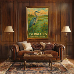 Everglades National Park Wildlife Poster