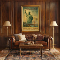 Land of Freedom and Opportunity Poster PosterGoat
